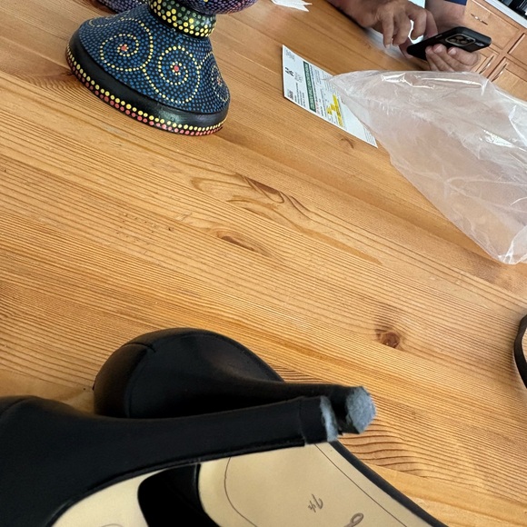 SAM EDELMAN STILETTO HIGH HEELS, BLACK, SIZE 7.5 M - Picture 4 of 11